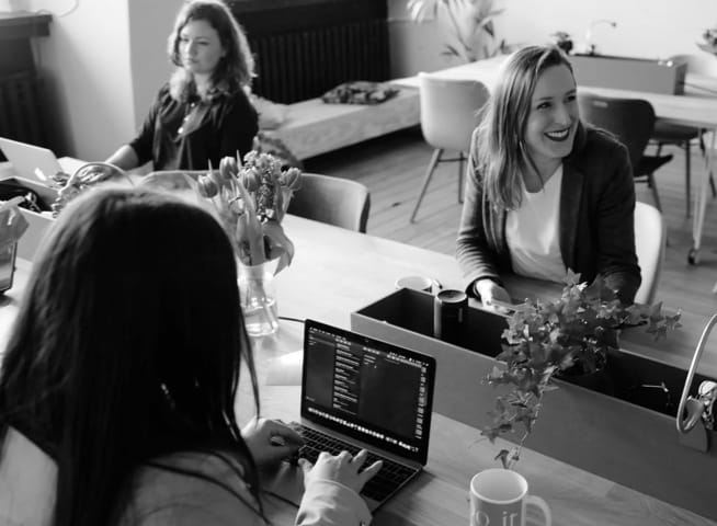 women in business meeting